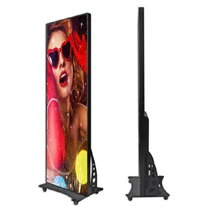 Full Color Indoor Advertising Led Poster Screen P1.86 P2 P2.5 Hd Smart Led Mirror Poster Display Screen