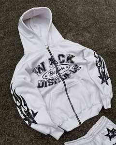 Conjunto Deportivo de Dos Piezas para Mujer, Sudadera con Capucha y Pantalones Deportivos con Estampado Gráfico, Ropa Deportiva Informal a la Moda - Product Image 1