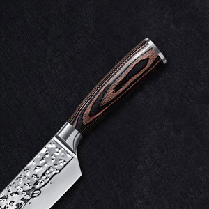 Cuchillo de Chef de Acero Inoxidable con Agarre Cómodo, Herramienta de Corte para Cocina, Hogar, Restaurante y Aplicaciones Culinarias - Product Image 6