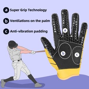 Gants de frappeur avec technologie d'adhérence avancée, confort optimisé, en peau de mouton durable, fermeture de poignet réglable, poignées d'hiver, unisexe - Product Image 3