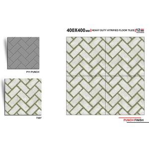 Carreaux de sol en céramique rectifiés, emboîtables, numériques, en porcelaine émaillée, rustiques, mats, 16x16, 400x400, 40x40, à prix compétitif - Product Image 1