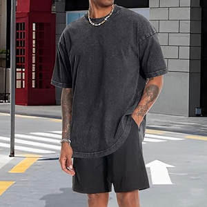 Camisetas Oversize para Mujer, Estilo Vintage Lavado, Holgadas, de Algodón, Manga Corta, con Efecto Ácido, Unisex, Tops Casuales Cómodos de Corte Holgado - Product Image 6