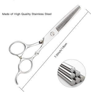 Ciseaux à effiler pour barbier en acier inoxydable de qualité chirurgicale, légers, à bords tranchants, pour salon de beauté - Product Image 4