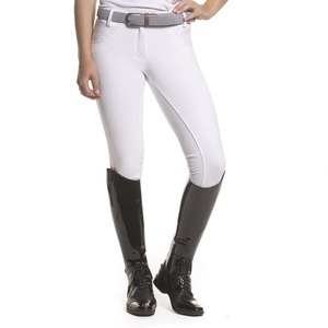 High Quality 4-way Stretch Horse Riding Breeches <b>Leggings</b> Tights <b>Equestrian</b> Wear Pants on Technical Fabric with Soft Feel - Product Image 6