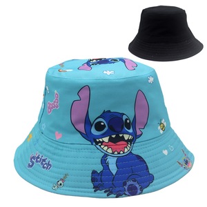 Chapeaux Bob Enfant <span class=keywords><strong>Pas</strong></span> Chers Motif Dessin Animé Stitch, Chapeaux Bob Camouflage Tendance pour Garçons, Chapeaux Bob <span class=keywords><strong>de</strong></span> Noël pour Filles - Product Image 2