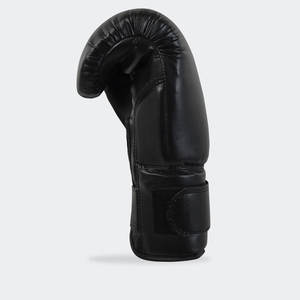 Guantes de Boxeo de Cuero Negro Premium Stealth, Equipo Profesional de Entrenamiento y Sparring, Guantes de Combate de Piel de Vacuno, Guantes para Sacos de Boxeo - Product Image 3