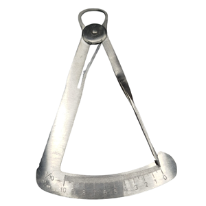 Jauge d'épaisseur Iwanson Spring Caliper en acier inoxydable pour bijoux, laboratoire, couronnes, bridges et modèles en cire - Product Image 1