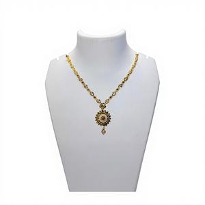 Cadena de Oro Sólido de 22K Estilo París, Collar Clásico de Eslabones para Hombre y Mujer, Unisex, Oro Amarillo, Joyería Fina para Uso Diario, Regalo para Bodas y Fiestas - Product Image 1