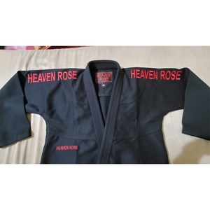OEM Custom Embroidered BJJ Gi Suit Lightweight Competition Brazilian Jiu Jitsu Uniform Wholesale MOQ Pearl Weave Martial Arts - Product Image 4