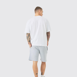 Camiseta Extra Grande de Alta Calidad 100% Algodón para Hombre, Logotipo Personalizado, Impresión Digital, 200 g/m², Estilo Hip Hop - Product Image 3