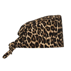 Casquette chirurgicale unisexe à motif cœur noir et rouge en Spandex/Twill de coton, accessoire d'uniforme hospitalier pour la détection des aiguilles - Product Image 5