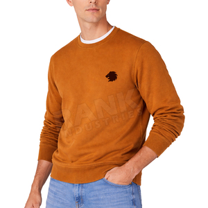 Sweat-shirts basiques pour hommes en coton mélangé, marque privée, faible MOQ - Product Image 3