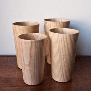 Jarra de Cerveza de Vidrio y Madera Hecha a Mano – Vaso de Madera Natural para Bar y Fiestas - Product Image 2
