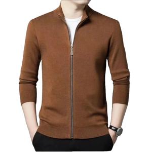 TINGHUO Men's Winter Jacket <b>Funnel</b> Neck Zip up Pockets Fleece Casual Long Sleeve Jacket Coats Men Clothes Chaquetas Hombre - Product Image 4