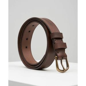 Ceinture en cuir véritable, cuir de vache, marron, boucle à ardillon, style décontracté, durable, faite à la main, ceintures formelles pour hommes, 100% cuir véritable, en solde - Product Image 1