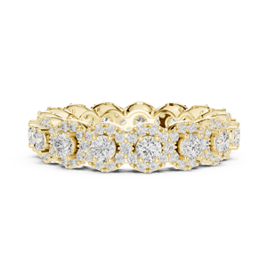 Oceanluxe เครื่องประดับ10K แหวนคริสตัลพรีเมี่ยมสำหรับลุคระดับไฮเอนด์ - Product Image 5