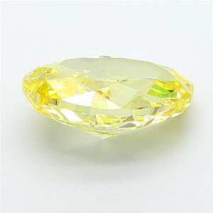 เพชรพลอยสังเคราะห์สีเหลืองเข้มทรงรีเจียระไนแบบแฟนซี คุณภาพเยี่ยม เหมาะสำหรับเครื่องประดับหรูหรา ได้รับการรับรองมาตรฐาน CVD - Product Image 4