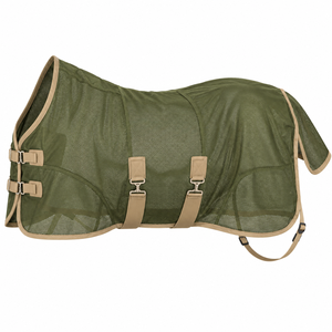 Couverture en maille respirante pour chevaux, facile à enfiler, chaude pour l'hiver, avec logo personnalisé, prix abordable, garnissage en coton - Product Image 4