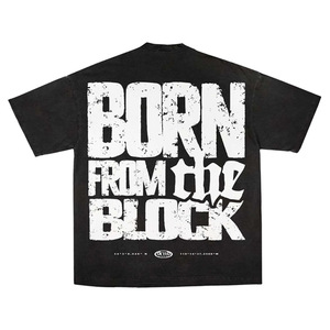 Custom Slogan <b>Men's</b> Regular Fit <b>Black</b> Cotton T-Shirt Short Sleeve Formal Printed Back Solid Design <b>Turtleneck</b> Eco-Friendly - Product Image 1