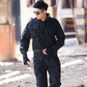 पुरुषों के लिए सुरक्षा गार्ड वर्दी जैकेट, पुरुषों के लिए सुरक्षा जैकेट काले कपड़े - Product Image 6