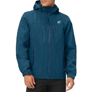Chaqueta Impermeable de Nylon/Poliéster para Hombre, Estilo Urbano, con Logotipo Frontal, Transpirable y Resistente al Viento, Precio al por Mayor, Superventas - Product Image 1