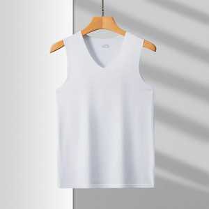 Débardeur en coton décontracté pour homme, idéal pour l'été, la gym et le fitness, sans manches, vente en gros, logo personnalisé - Product Image 4
