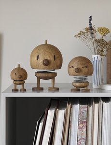 Figurine de robot en bois faite à la main, ornement décoratif de bureau, accent pour tableau de bord de voiture, jouet en bois, décoration de table pour la maison ou le bureau, cadeau - Product Image 3