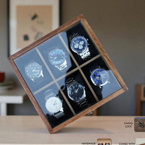 Caja de Madera para Relojes, Organizador de Relojes de Madera para 12/20 Relojes, Colección AYAANS - Product Image 2