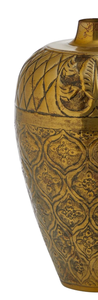 Wholesale Rates 2026 Golden Coastal Modern Metal Flower Vase High End Luxury Eco-Friendly <b>Tabletop</b> Christmas Center - Product Image 6