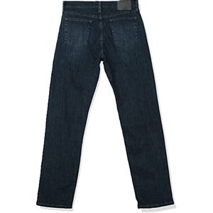 Nouveauté Été – Jean Décontracté en Denim Grande Taille pour Homme, Coupe Droite, Imprimé Vintage, Détails Déchirés, Boutons Centraux, Coupe Classique, 100% Coton - Product Image 2