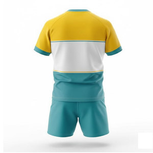 Meilleures ventes : Uniforme de rugby confortable et respirant en polyester, haute qualité, manches courtes, service OEM, offre spéciale - Product Image 2