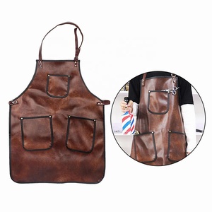 Tablier de barbier réglable en nylon imperméable avec plusieurs poches, personnalisable pour coiffeurs et barbiers - Product Image 5