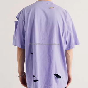 Acid wash sweat à capuche en détresse hommes splash washed streetwear sweats à capuche vintage vierges - Product Image 6