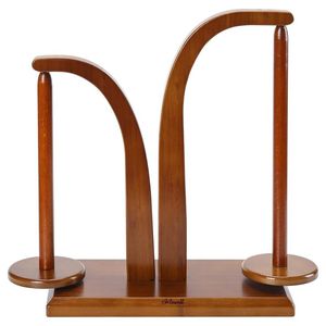 Support en bois écologique AZ ENTERPRISES pour bobines de fil – Design simple pour le tricot à la main – Support pratique pour bobines de fil - Product Image 2