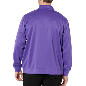 Sweat-shirt en molleton épais pour homme, col demi-zip, coupe confortable, idéal pour l'automne et l'hiver. - Product Image 5