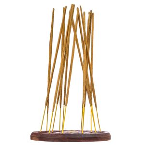 Round Wooden <b>Incense</b> Holder for <b>Incense</b> Sticks and <b>Cones</b> Handmade Ash Catcher Meditation Yoga Home Decor - Product Image 5