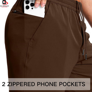 Pantalones Cortos Deportivos Casuales de Moda para Hombre, con Cordón Ajustable, Ropa de Gimnasio Lisa, Proveedor Mayorista con MOQ Bajo - Product Image 4