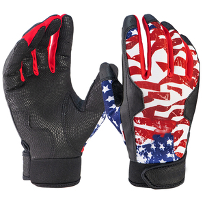 ถุงมือตีเบสบอล/ซอฟต์บอล ดีไซน์ทันสมัย หนังแกะแท้  แบบ unisex  พร้อมปักโลโก้ได้  ปิดด้วยแถบตีนตุ๊กแก - Product Image 6