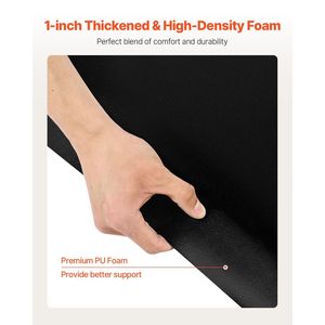 Tappetino da 1 pollice ispessito Anti-fatica da salotto 4X5 FT esagono barbiere negozio tappetino facile da pulire superficie in PVC Anti-viaggio smussato - Product Image 3