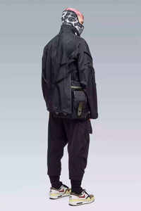 Men Techwear <b>Jacket</b> Tactical Streetwear Multi-Pocket Functional Waterproof Cyberpunk Windbreaker Urban Utility Cargo Coat Men - Product Image 4