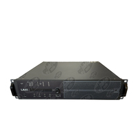 LA4X Amplificador de Potencia Profesional DSP de 4 Canales y 8 Ohmios, 250W, Controlador de Red XLR para Sistema de Línea de Altavoces PA