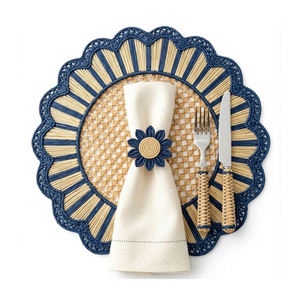 Meilleur prix, nouveau design, set de dessous-de-plat et de serviettes ronds en corde de papier bohème faits à la main pour la décoration de table à manger, de HNH CRAFT Vietnam - Product Image 6