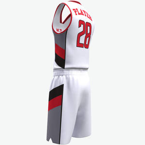 Ventes en gros d'ensembles d'uniformes de basket-ball nationaux personnalisés pour hommes, maillots respirants, confortables et professionnels, maillots de basket-ball pas chers - Product Image 5