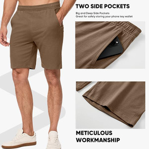 Pantalones Cortos Deportivos Personalizados con Logotipo OEM, Pantalones Cortos de Gimnasio de Felpa, Ropa Deportiva, Felpa Francesa 100% Algodón, Pantalones Cortos Deportivos para Hombre - Product Image 3