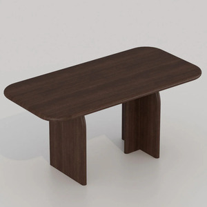 Modern Wooden Rectangle Dining <b>Table</b> with Antique Legs Minimalist Design Stable Home Furniture 6 Seater - Product Image 2