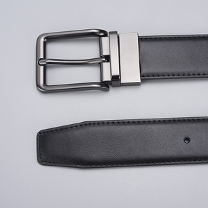Cinturón de Cuero Genuino para Hombre con Hebilla Giratoria, Venta al Por Mayor de Fábrica - Product Image 5