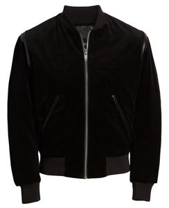 Nouvelle arrivée, tendance, veste bomber en toile pour homme de haute qualité, coupe ajustée, classique, brillante, hiver, 100% fibre de bambou respirante - Product Image 1