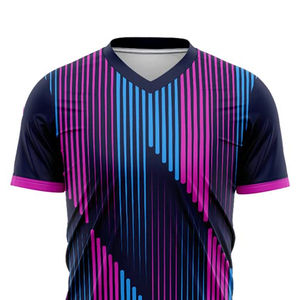 Camiseta de Fútbol Unisex a Precio Razonable, Último Modelo, Superventas, Antiarrugas, Transpirable, Ligera, Malla/Poliéster, Servicio OEM - Product Image 4
