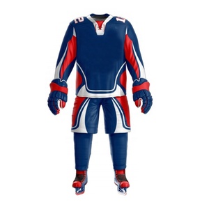 Uniforme de hockey sobre hielo de alta calidad, logotipo personalizado para adultos, ropa de hockey sobre hielo, venta al por mayor, ropa de equipo deportivo, conjunto de uniforme, logotipo personalizado - Product Image 2