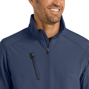 Veste softshell homme sur mesure OEM, tissu respirant, meilleure qualité, imperméable, coupe-vent, pour randonnée et sports de plein air. - Product Image 4
